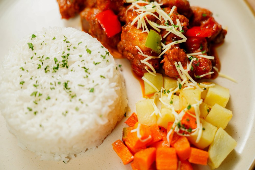 Beef Caldereta w/ Rice